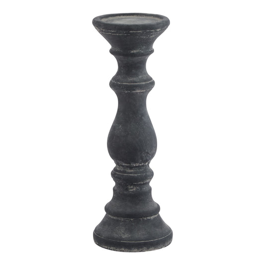 Amalfi Grey Medium Column Candle Holder